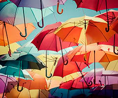 Billiga och originella paraplyer