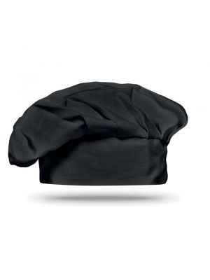 Cocina y menaje chef gorro de chef (130grm2) de 100% algodón con publicidad vista 1